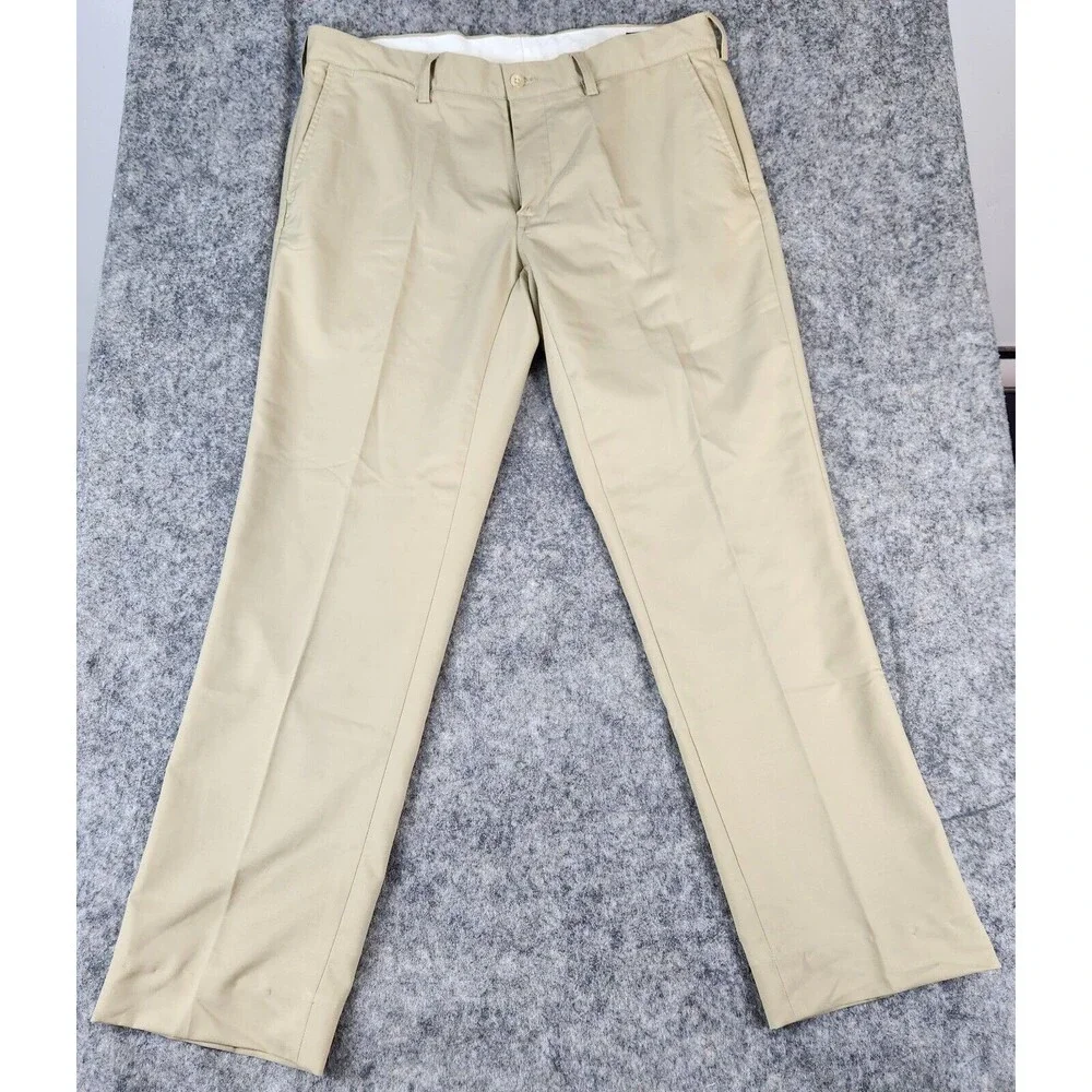 Polo Ralph Lauren‎ Mens Pants Khakis Beige 36x34 Chino Straight Slim Fit Golf